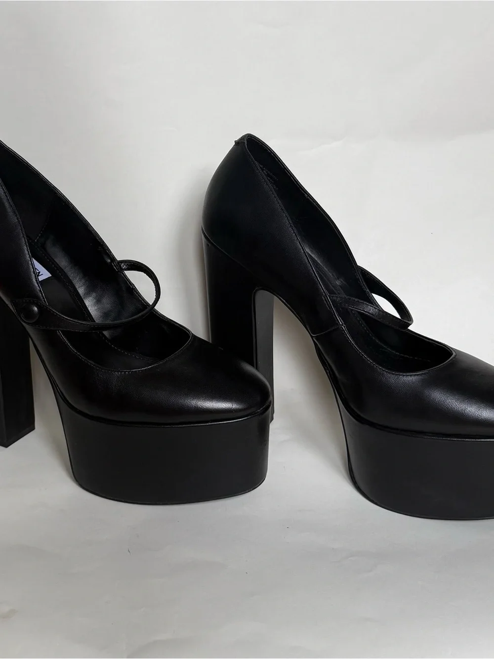 Pleaser Style Chunky Platform Mary Jane Pump Heels